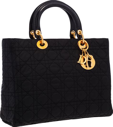 black Christian Dior purse